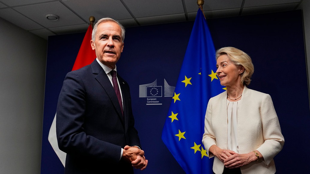 캐나다 총리 카니와 EU 위원장 폰데어라이엔